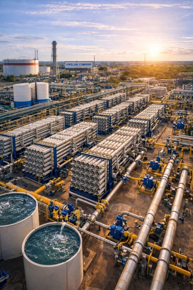 Corrosion-resistant piping, valves, instrumentation, and electrical materials for water and wastewater facilities.